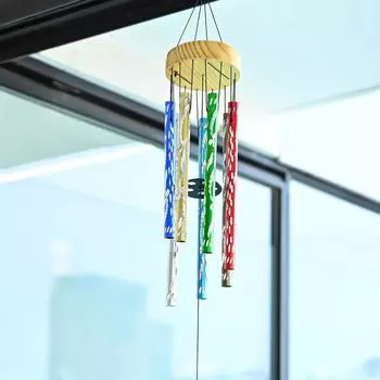 Успокаивающие разноцветные колокольчики ветра для спальни и гостиной – Расслабляющий декор, Позитивная энергия, Уникальный подарок для женщин, мужчин, пар, на новоселье