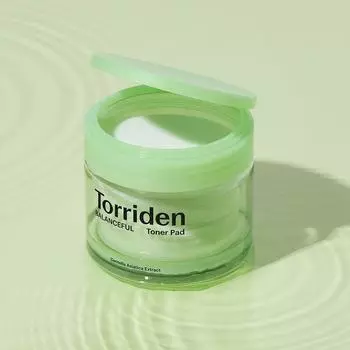 Успокаивающие тонизирующие подушечки Toriden Balanceful Cica 60 листов