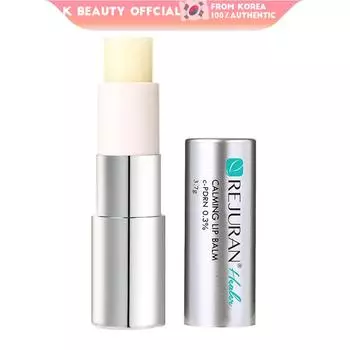 Успокаивающий бальзам для губ REJURAN Healer 3,7 г, ингредиенты c-PDRN и масла ши обеспечивают достаточное питание и увлажнение для сухих и потрескавшихся губ. 1 dog