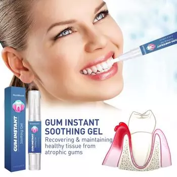 Успокаивающий гель-эссенция для ухода за чувствительными зубами, гель для ухода за деснами, для чувствительных десен, зубы, глубоко очищающая эссенция для ухода за зубами в домашних условиях, путешествиях 4ml