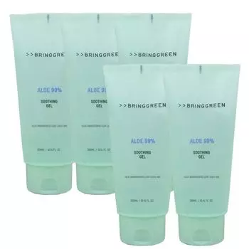 Успокаивающий гель Bring Green Aloe 99% 300 мл, 5 шт.