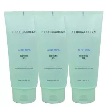 Успокаивающий гель Bring Green Aloe 99% 300 мл, 3 шт.