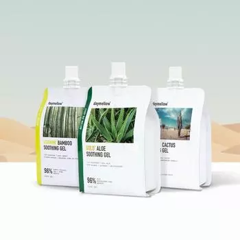 Успокаивающий гель Daymellow 3 вида золотого алоэ/бриллиантового кактуса/витаминного бамбука 300г (3 варианта) Gold Aloe
