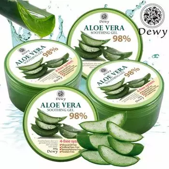 Успокаивающий гель Dewey Real Moisture Aloe Vera 4 шт. 98% 300 г