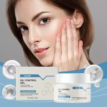 Успокаивающий гель для контроля жирности кожи Увлажняющий гель Глубоко увлажняющий гель для лица Освежающий гель для контроля жирности кожи Легкий увлажняющий гель для лица белый