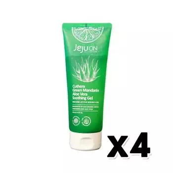 Успокаивающий гель Jeju On Aloe Vera Green Mandarin 90 мл x 4