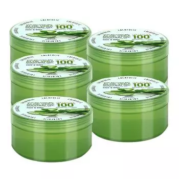 Успокаивающий гель Lalapoli Aloe Vera, 300 мл, 5 шт.