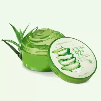 Успокаивающий гель Nature Republic Aloe Vera 92% 300 мл + 1 случайная фотокарточка