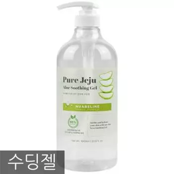 Успокаивающий гель Nouvelle Clean Jeju Aloe 1000 мл/ Большая емкость, успокаивает, увлажняет и охлаждает кожу одновременно, 1 шт., 1 л