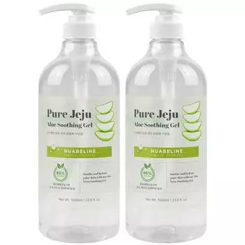 Успокаивающий гель Nouvelle Clean Jeju Aloe, 2 упаковки, 1000 мл