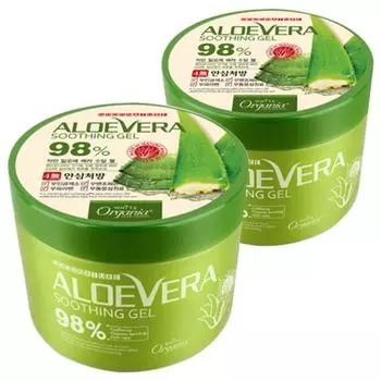 Успокаивающий гель Organia Good Aloe Vera 98%, 500 г, 2 шт.