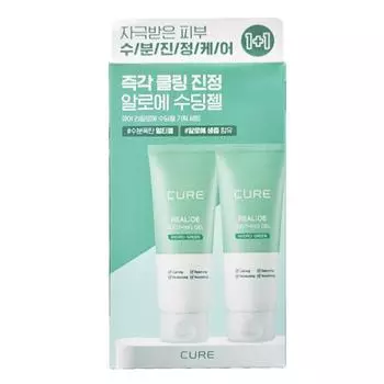 Успокаивающий гель с алоэ Kim Jeong-moon Aloe Cure Real Aloe, 300 мл, 2 шт.