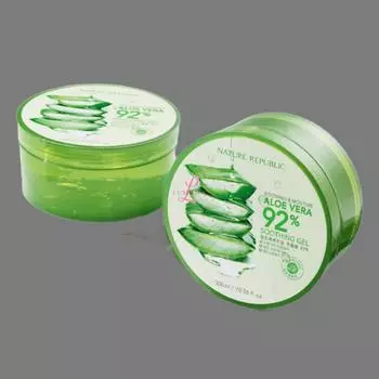 Успокаивающий гель с алоэ вера Nature Republic 300 мл [Набор], 3 шт.
