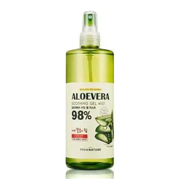 Успокаивающий гель-спрей From Nature Aloe Vera, 500 мл x 2 [большая вместимость]
