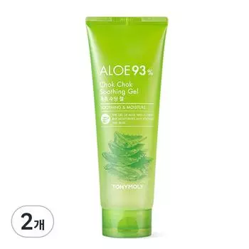Успокаивающий гель Tony Moly Aloe Moist, 250 мл, 2 шт.