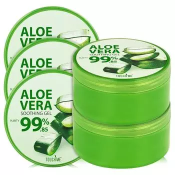 Успокаивающий гель Touch Me Aloe 300 гX5 Увлажняющий крем Aloe Vera, 300 мл, 5 шт.
