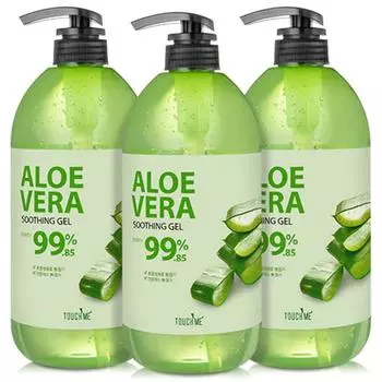 Успокаивающий гель Touch Me Purity Aloe Vera 1000, 1000 мл, 3 шт.