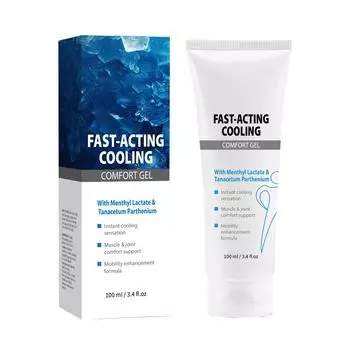 Успокаивающий гель, Успокаивающий гель для тела, Обезболивающий гель, Быстродействующий прозрачный обезболивающий гель, С ментолом и ладаном One Size