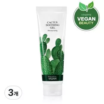 Успокаивающий гель Yada Cactus, 250 мл, 3 шт.