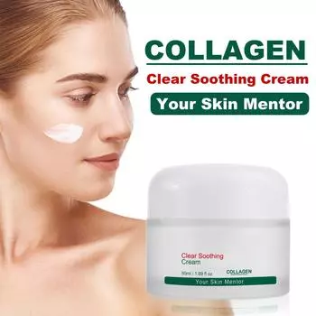 Успокаивающий и увлажняющий крем для лица, устраняющий сухость кожи лица, длительное увлажнение и увлажнение, нанесение крема для лица, 1 шт, 50 мл One Size белый