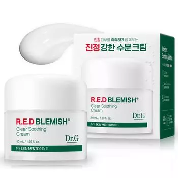 Успокаивающий крем BLEMISH Clear Dr.G RED (50mL)