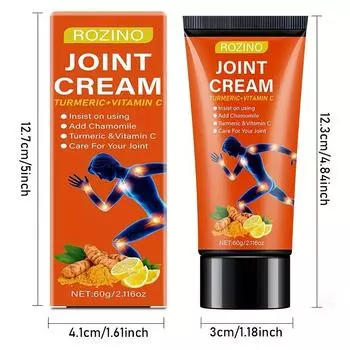 Успокаивающий крем для массажа суставов для рук и ног, питательная нежная формула 60g