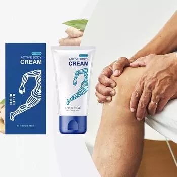 Успокаивающий крем для суставов и мышц снимает напряжение, увеличивает подвижность, охлаждает колени, локти, запястья и обладает универсальным действием One Size синий