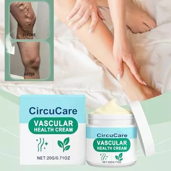 Успокаивающий крем для тела и массажный крем от варикозного расширения вен уменьшают отеки и дискомфорт в ногах. One Size белый