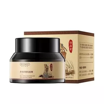 Успокаивающий крем от прыщей с экстрактом травяных растений, угревая сыпь, акне, акне, крем от прыщей ... 30g