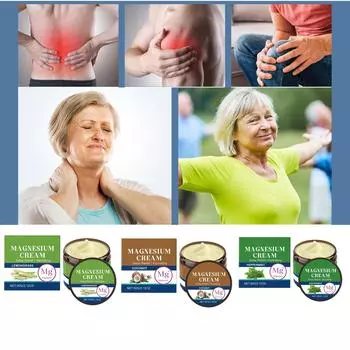 Успокаивающий крем с магнием для тела от дискомфорта в запястьях и коленях. Мягкие ингредиенты для успокоения сна. One Size коричневый