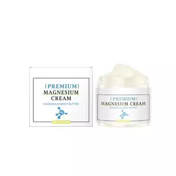 Успокаивающий крем с магнием для улучшения сна, увлажняющий лосьон для тела, уход за кожей, успокаивающий барьер. One Size белый