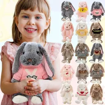 Успокаивающий кролик, милая кукла, подушка для сна, плюшевая игрушка, подарок на день рождения One Size