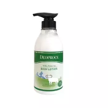 Успокаивающий лосьон для тела с экстрактом козьего молока DEOPROCE MILKY RELAXING BODY LOTION 500мл