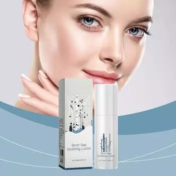 Успокаивающий лосьон с березовым соком Увлажняющий, ухаживающий, увлажняющий, разглаживающий, питательный успокаивающий лосьон 100 мл One Size