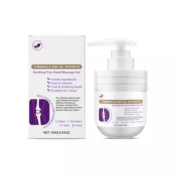 Успокаивающий массажный гель для суставов, питание суставов, успокаивает суставы рук и ног, снимает боль в суставах и дискомфорт в мышцах One Size