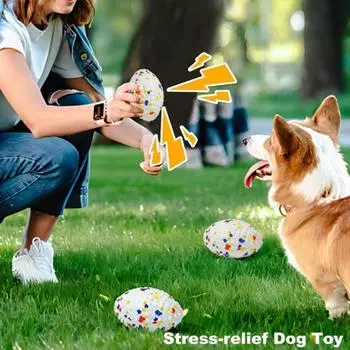 Успокаивающий мяч для собак Mellow Dog, облегчающий беспокойство, легкая жевательная игрушка для домашних животных, интерактивная апортировочная игрушка