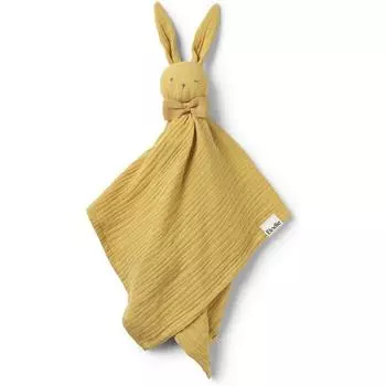 Успокаивающий шарф с милым кроликом, мягкая игрушка для куклы сна для малышей 50*46.5cm жёлтый