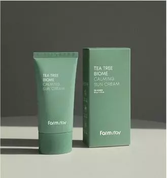 Успокаивающий солнцезащитный крем Tea Tree Biome 50г