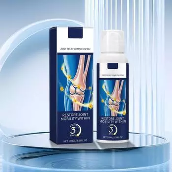 Успокаивающий спрей для суставов Успокаивающий спрей для суставов Питательный смягчающий спрей для суставов Боль в суставах и дискомфорт в мышцах 100 мл One Size
