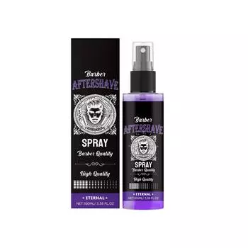 Успокаивающий спрей после бритья, успокаивающий и увлажняющий уход за кожей, освежающий спрей, глубоко питает 100 мл One Size чёрный