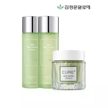 Успокаивающий тоник CURE + эмульсия + крем против старения