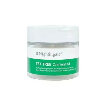 Успокаивающий тоник-диск Nightingale Tea Tree 60р, 60 шт., 1 шт.