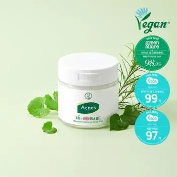 Успокаивающий тоник для проблемной кожи Acnes 3 секунды, 70 листов