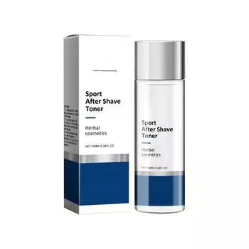 Успокаивающий тоник после бритья, успокаивает и снимает покраснения, разглаживает излишки кожного сала, увлажняет и укрепляет кожу, 100 мл One Size белый