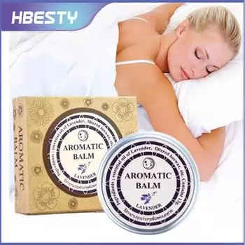 Успокаивающий травяной бальзам для сна с лавандой для расслабляющей ароматерапии