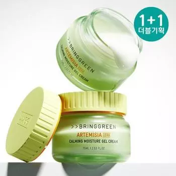 Успокаивающий увлажняющий гель-крем Bring Green Mugwort Cera 75 мл Double Plan