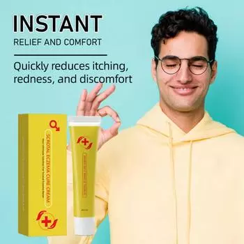 Успокаивающий увлажняющий крем снимает зуд и покраснения. Восстанавливает сухую кожу. Ингредиенты увлажняющего крема безопасны и эффективны для быстрого устранения дискомфорта. жёлтый