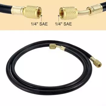 Установите фитинги с малыми потерями для заправочного шланга системы охлаждения RA.