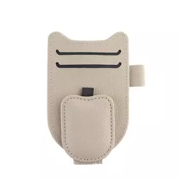 Установка без потерь Держатель для очков на солнцезащитный козырек автомобиля Очки, карты и билеты