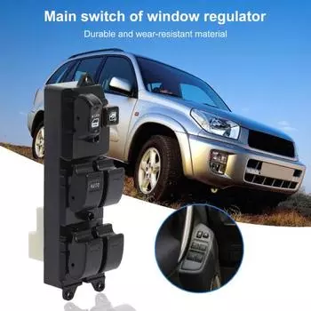 Установка надежного переключателя Подъёмника окна портативная черная легкая чёрный